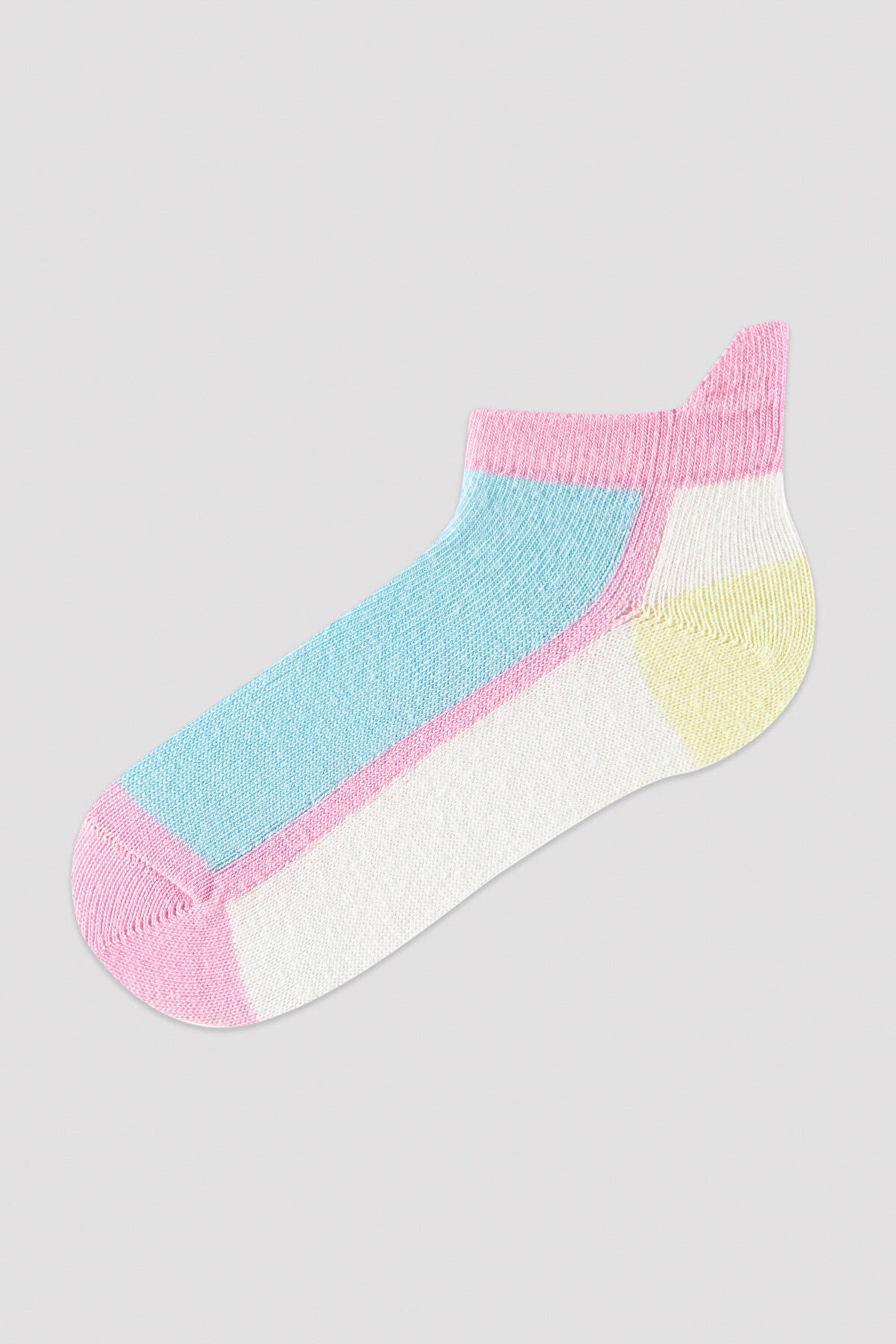 Girls Soft Basic 3in1 Liner Socks