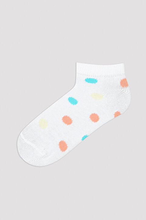 Girls Dotty 4In1 Socks