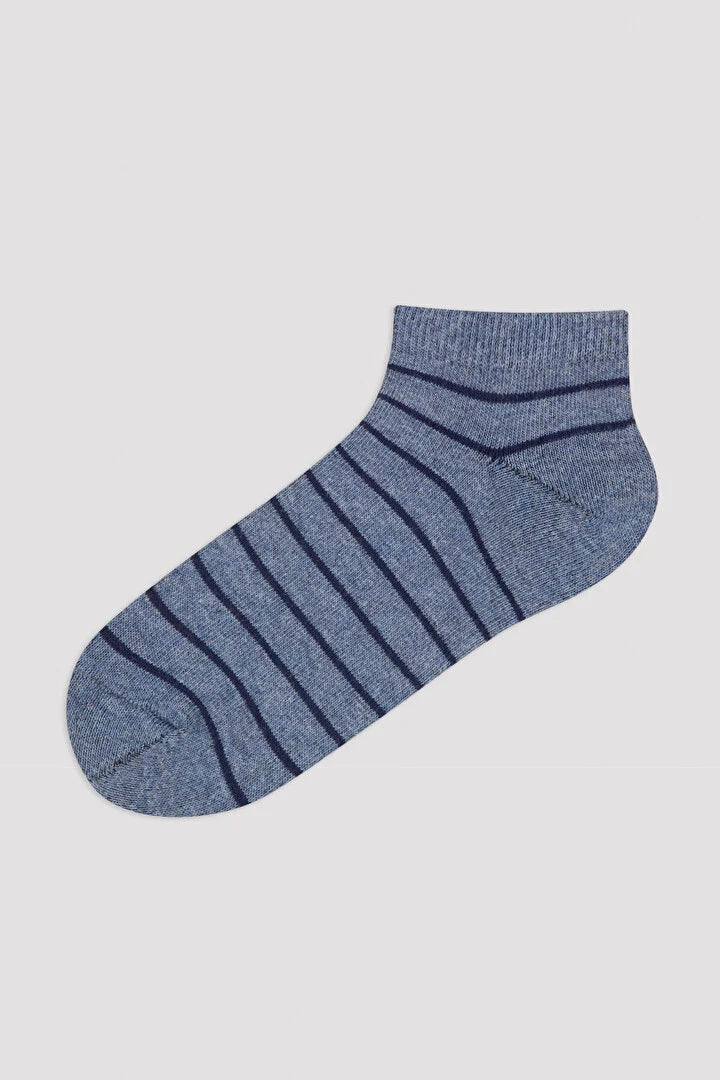 Mix Dark Stripe 3In1 Liner Socks