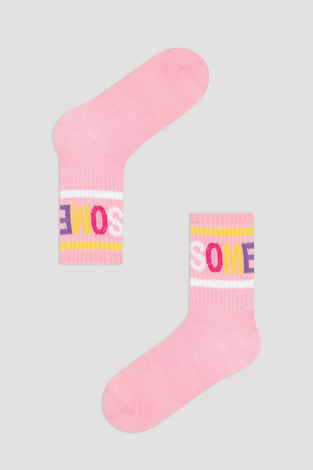 Girls Awesome 2In1 Socket Socks