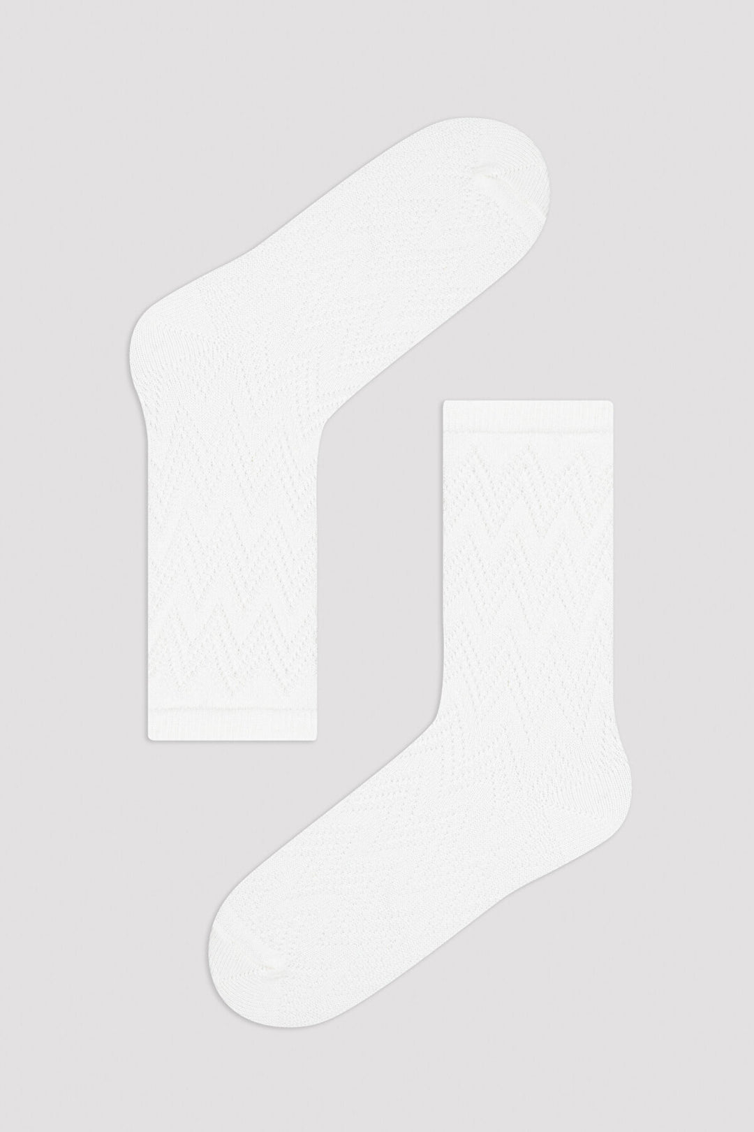 Girls Zigzag 4In1 Socket Socks