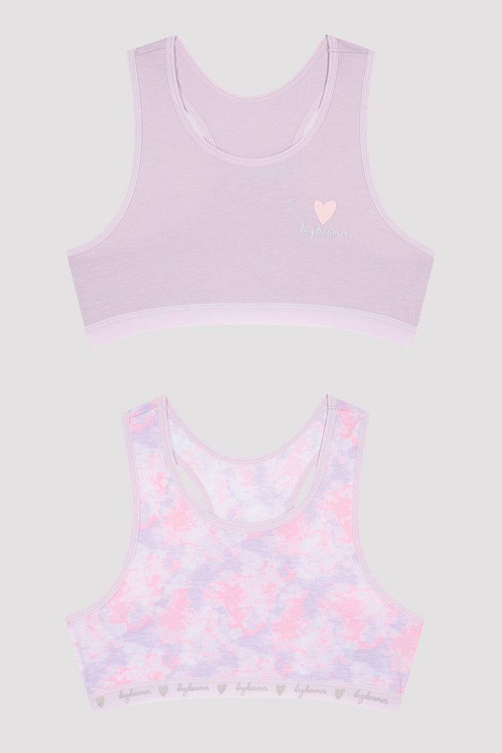 Multi Colour Girls Daydreamers 2In1 Sports Tank
