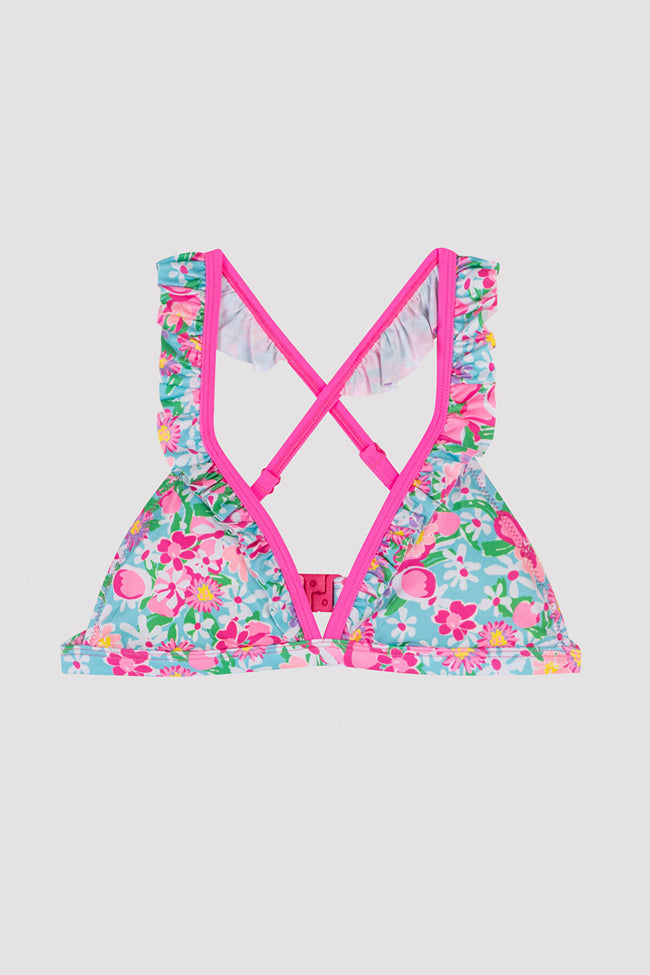 Teens Flower Frill Detailed Bikini Set Main Image