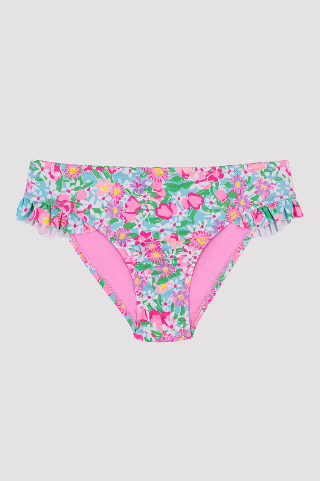 Teens Flower Frill Detailed Bikini Set