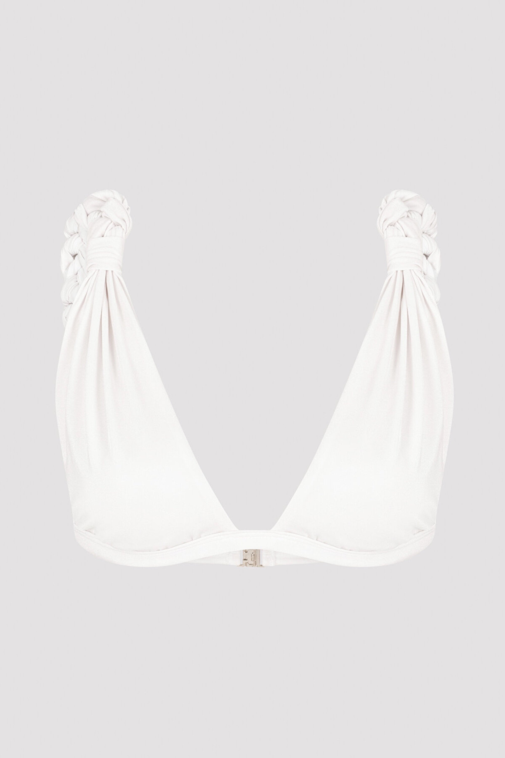 White Rita Triangle Bikini Set