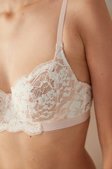 Light Pink Gloria Lace Bra