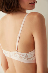 Light Pink Gloria Lace Bra