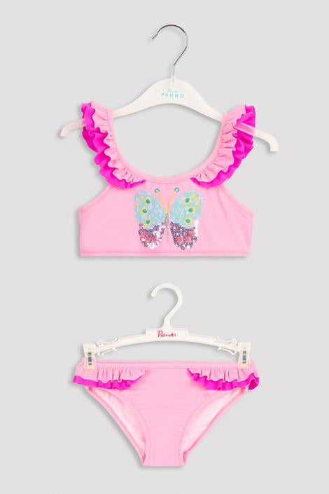 Girls Butterfly Bandeau Set