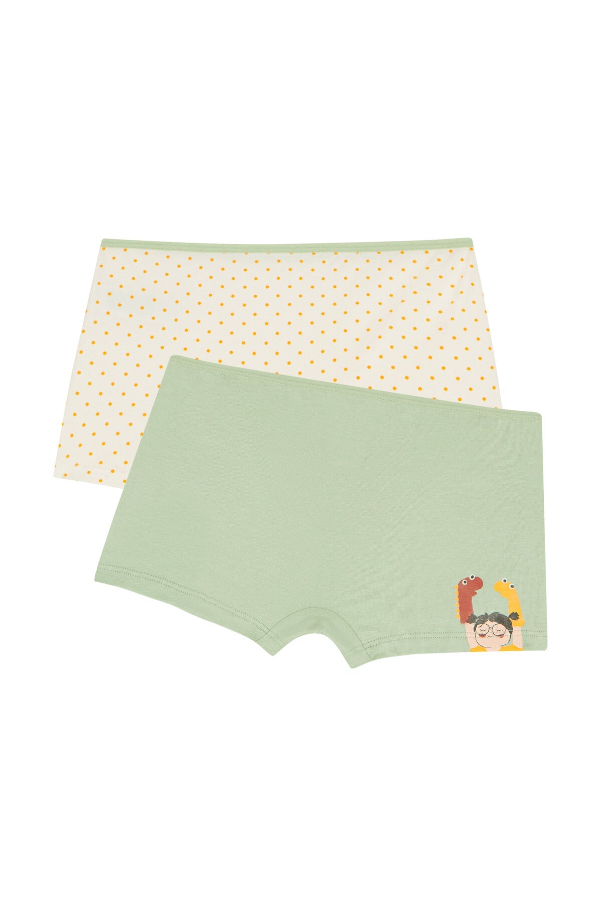 Girls Lost Sock 2In1 Boxer