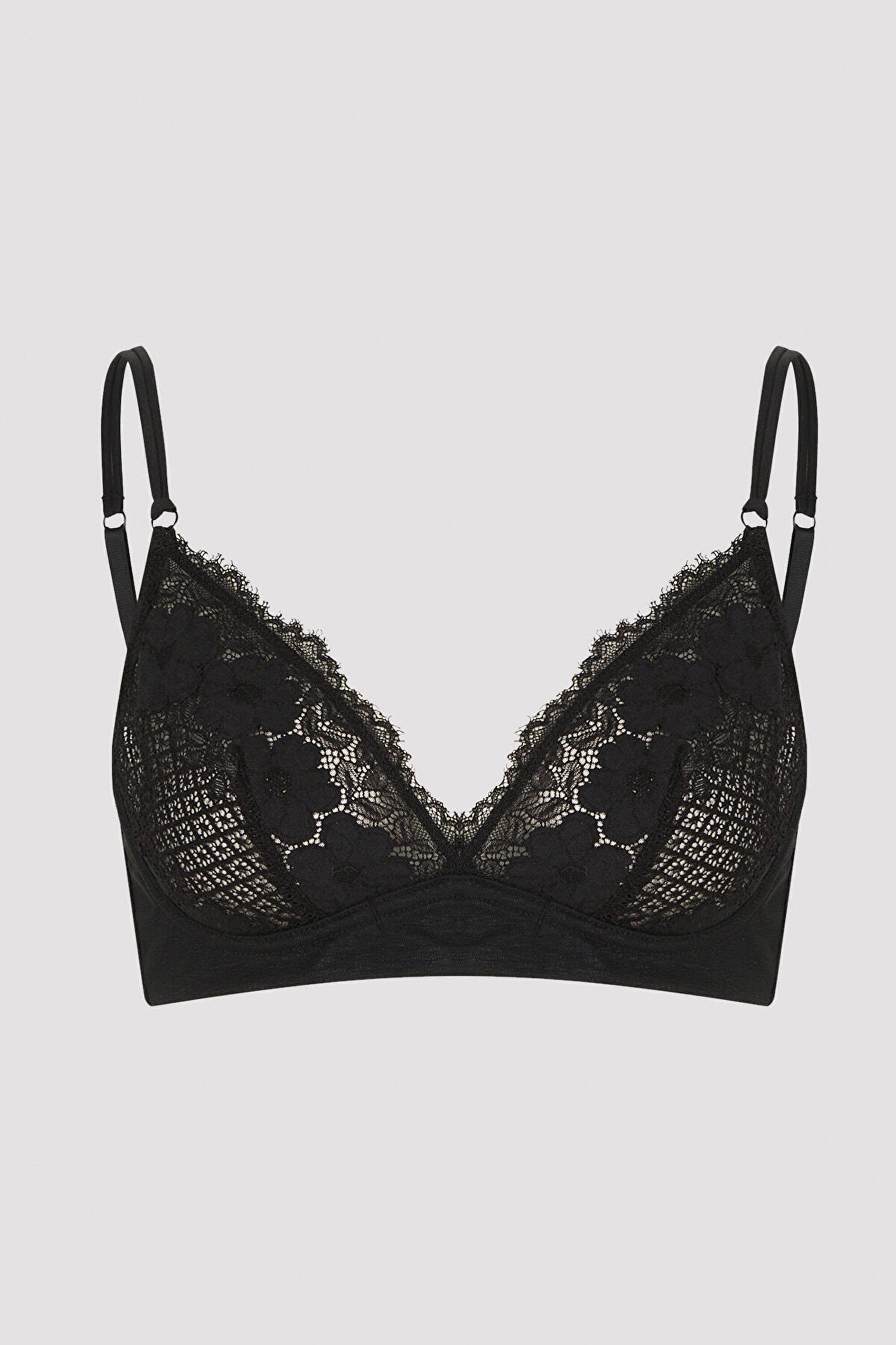 Black Glam Lace Bra