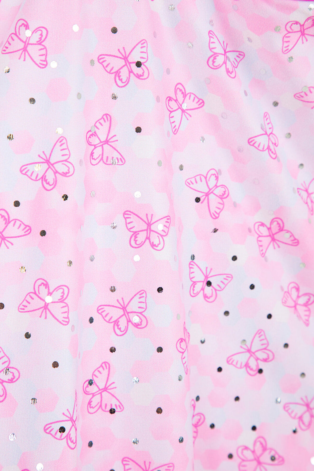 Multi Colored Girls Shiny Suit