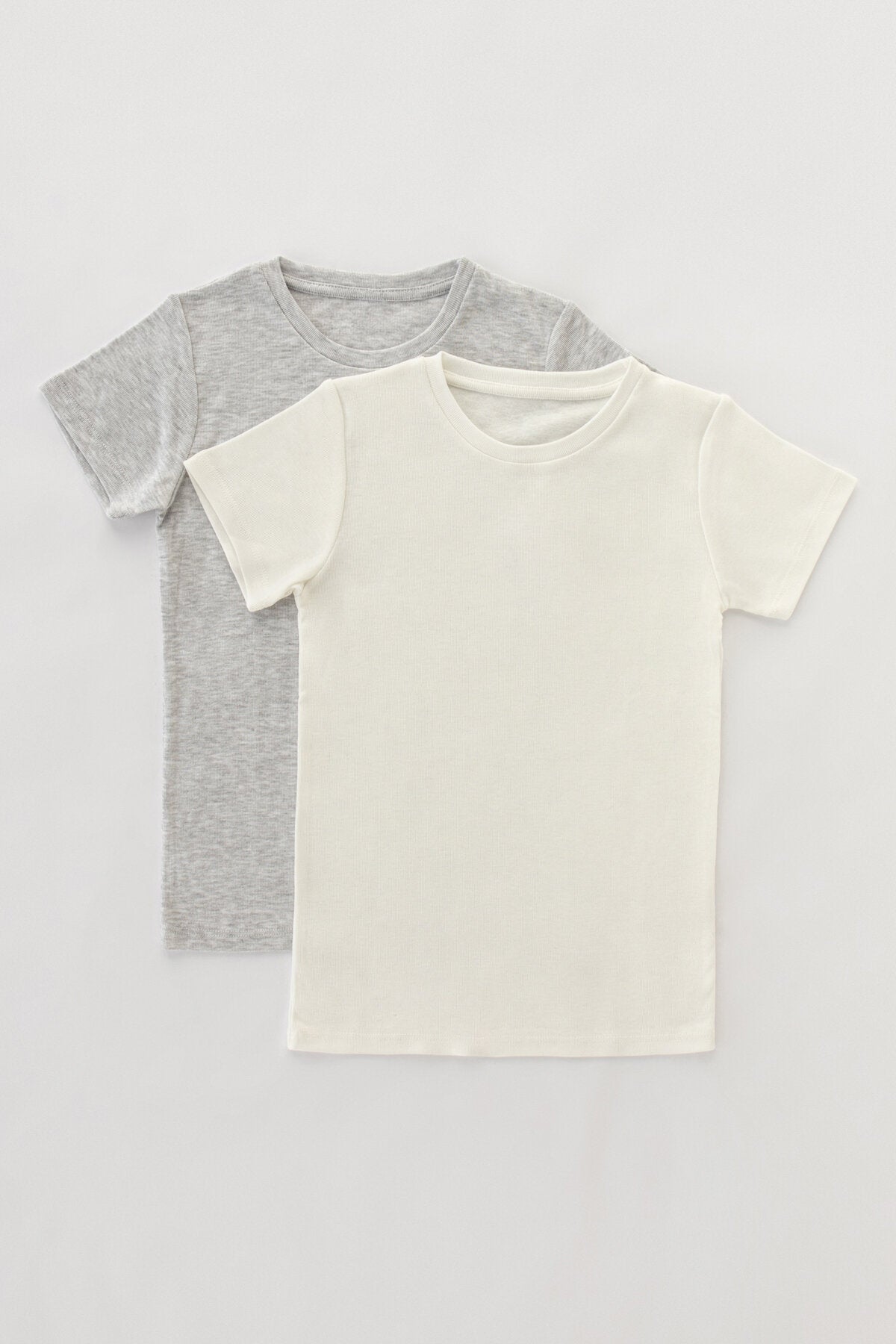 White Unisex Thermal 2In1 Tshirt