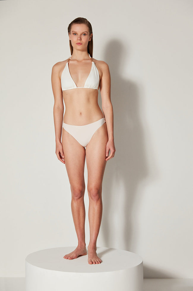 White Puccini Triangle Bikini Set Hover Image