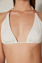 White Puccini Triangle Bikini Set