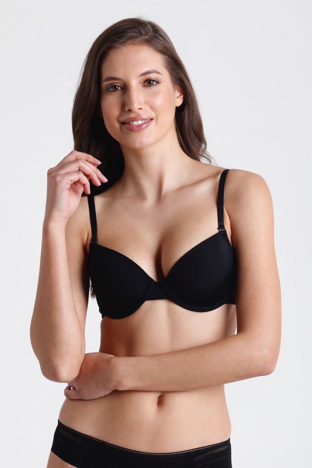 Black Daylift Underwire Non-Padded Bra
