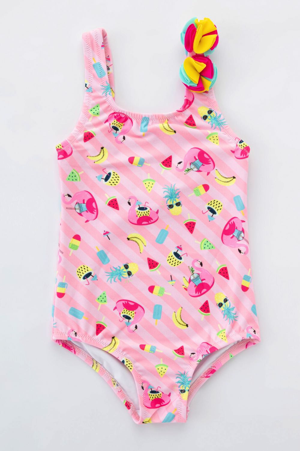 Girls Flamingo Suit