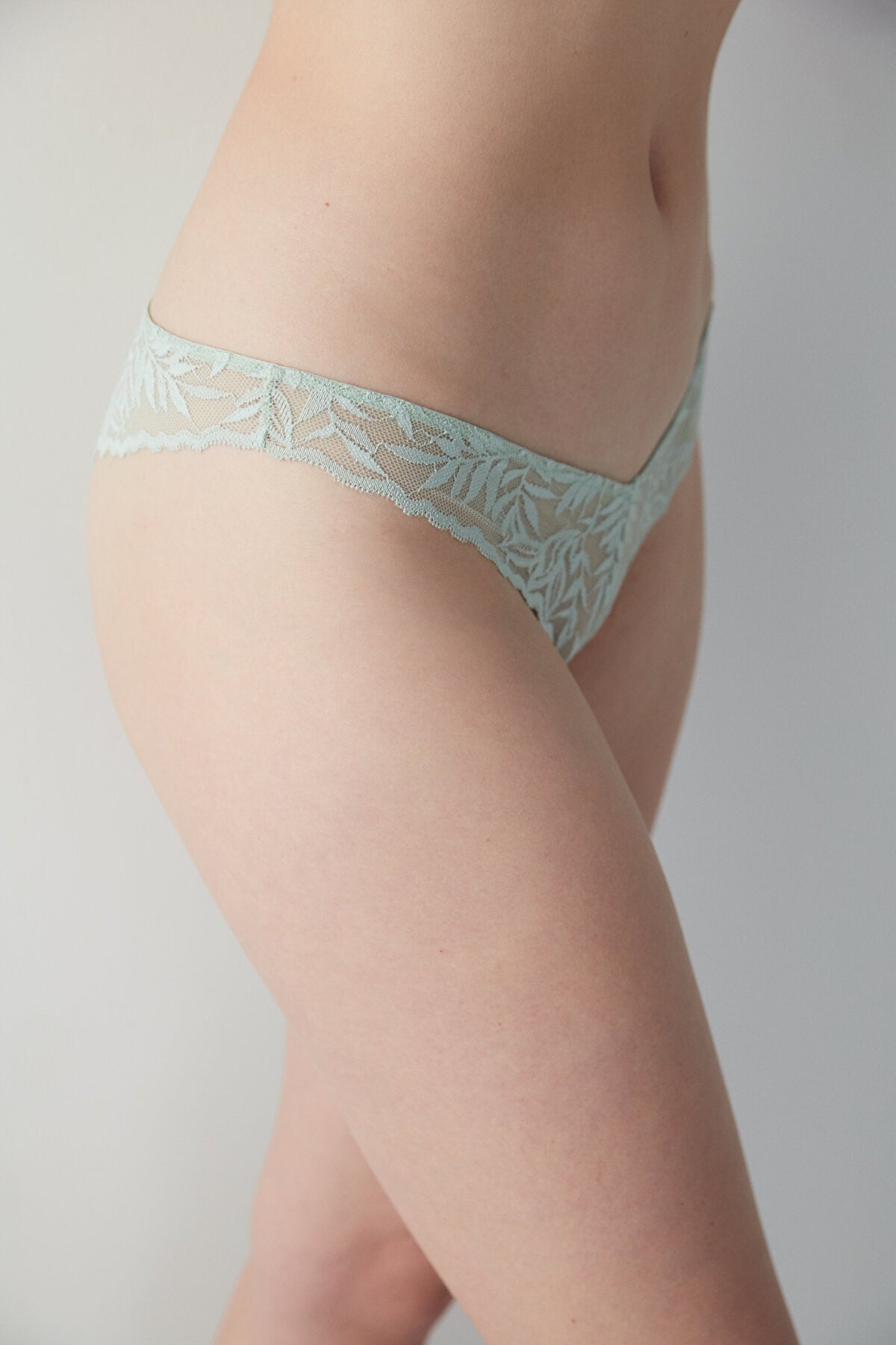 Tina V Shape Mint Green Brazilian