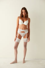 Bridal Lotus Lace Jartiyer
