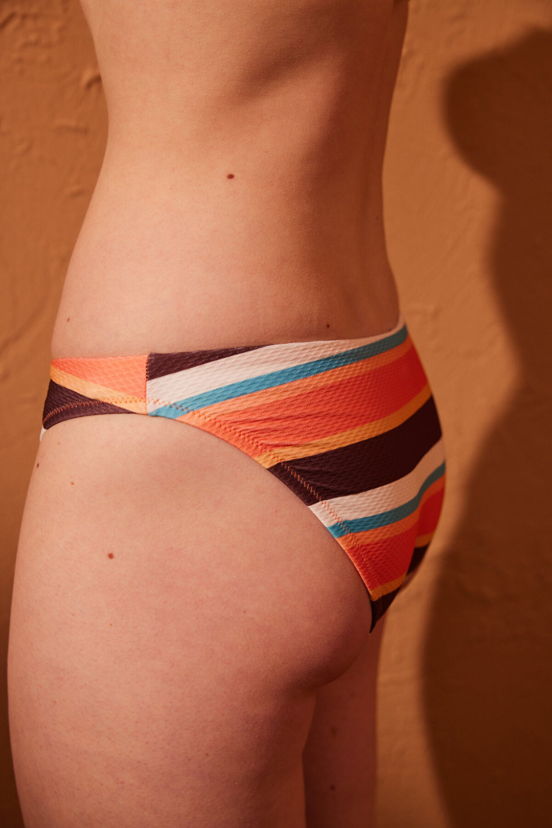 Brisa Stripe Slip Bikini Bottom