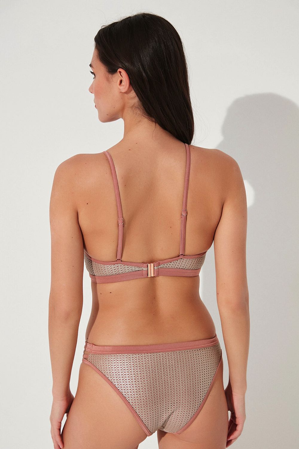 Salmon Rita Hbottomer Bikini Top