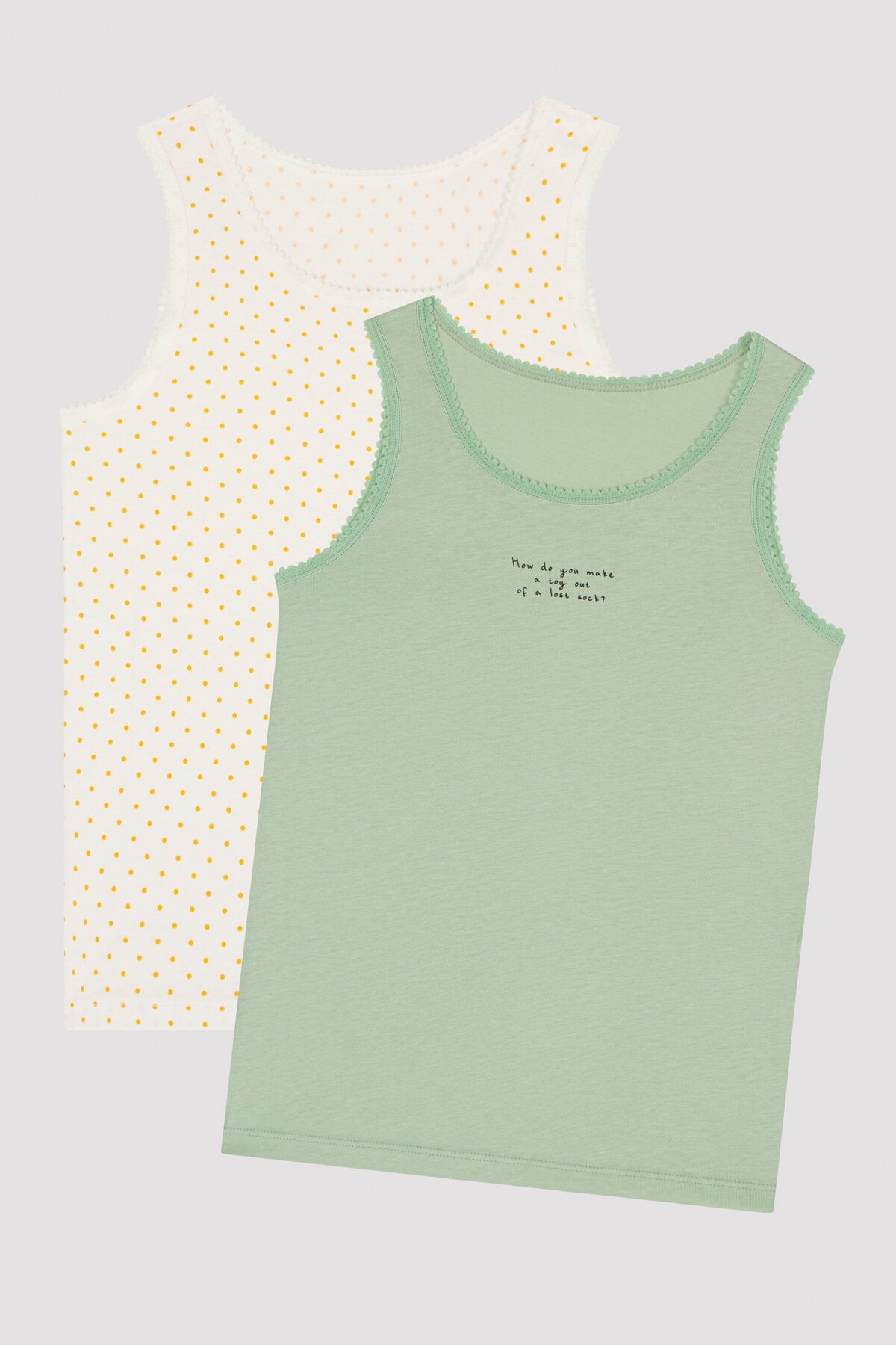 Girls Lost Sock 2In1 Tank
