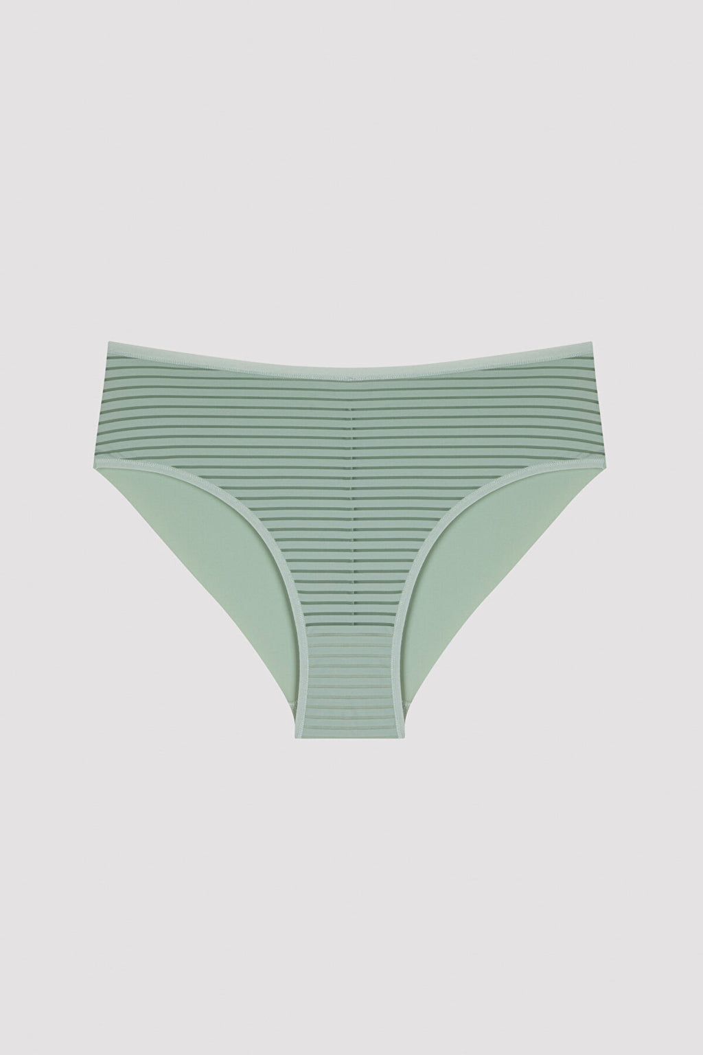 سروال عالي الخصر بيج باللون النيود