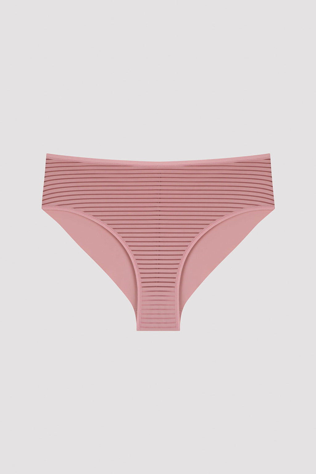 سروال عالي الخصر بيج باللون النيود