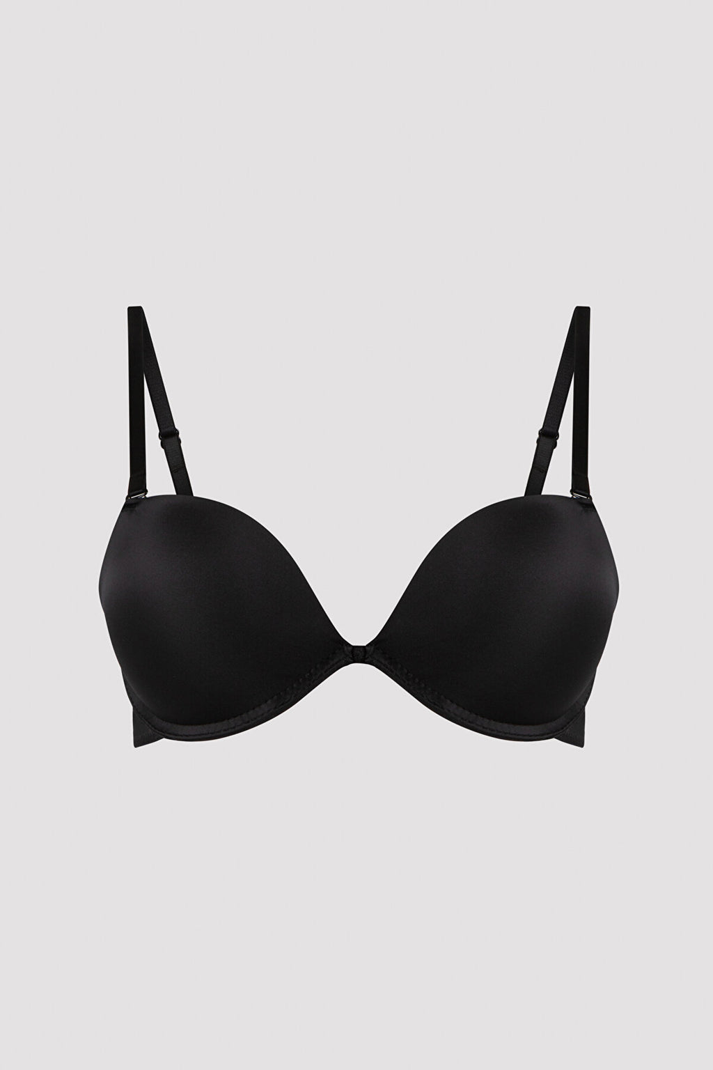 Black Wowbra Supported Push Up Bra