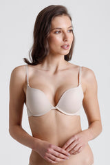 Brown Lol Up Push Up Padded Bra