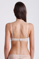 Brown Lol Up Push Up Padded Bra