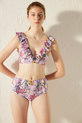 Filipa Deep Frill Bikini Top
