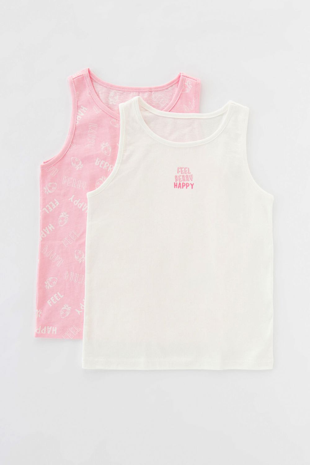Girls Strawhappy 2In1 Tank