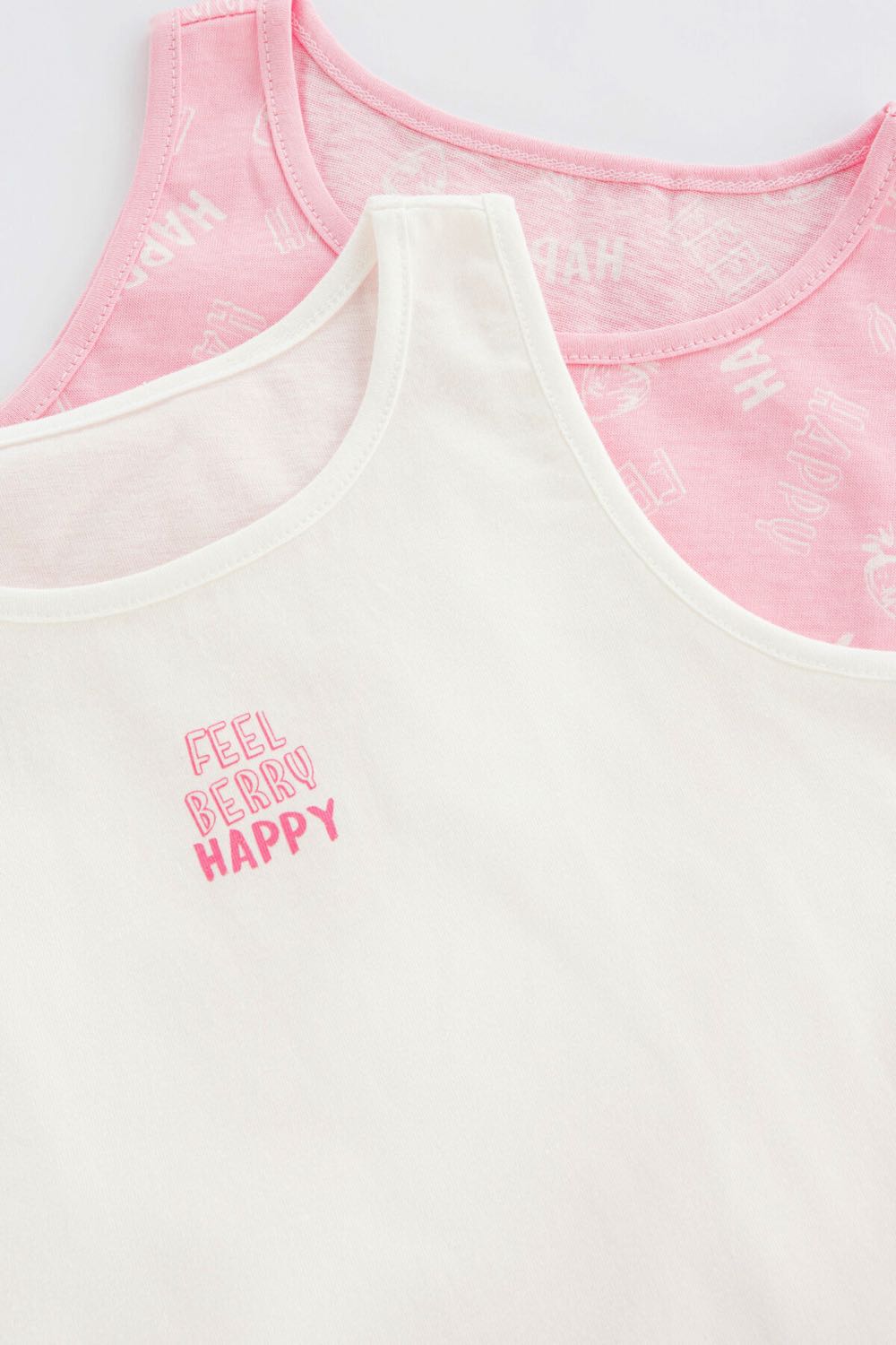Girls Strawhappy 2In1 Tank