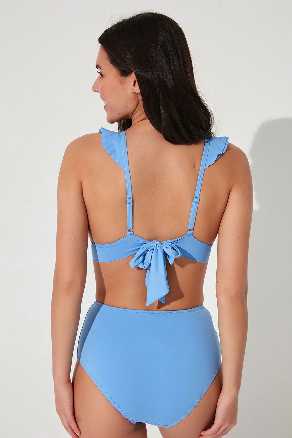 Windy Deep Frill Bikini Top