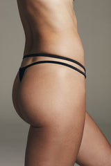 Black Laura String - Privee Collection