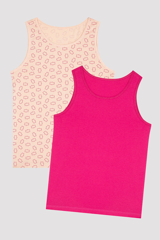 Multi Colour Girls G. Cosy Bear 2In1 Tank Hover Image