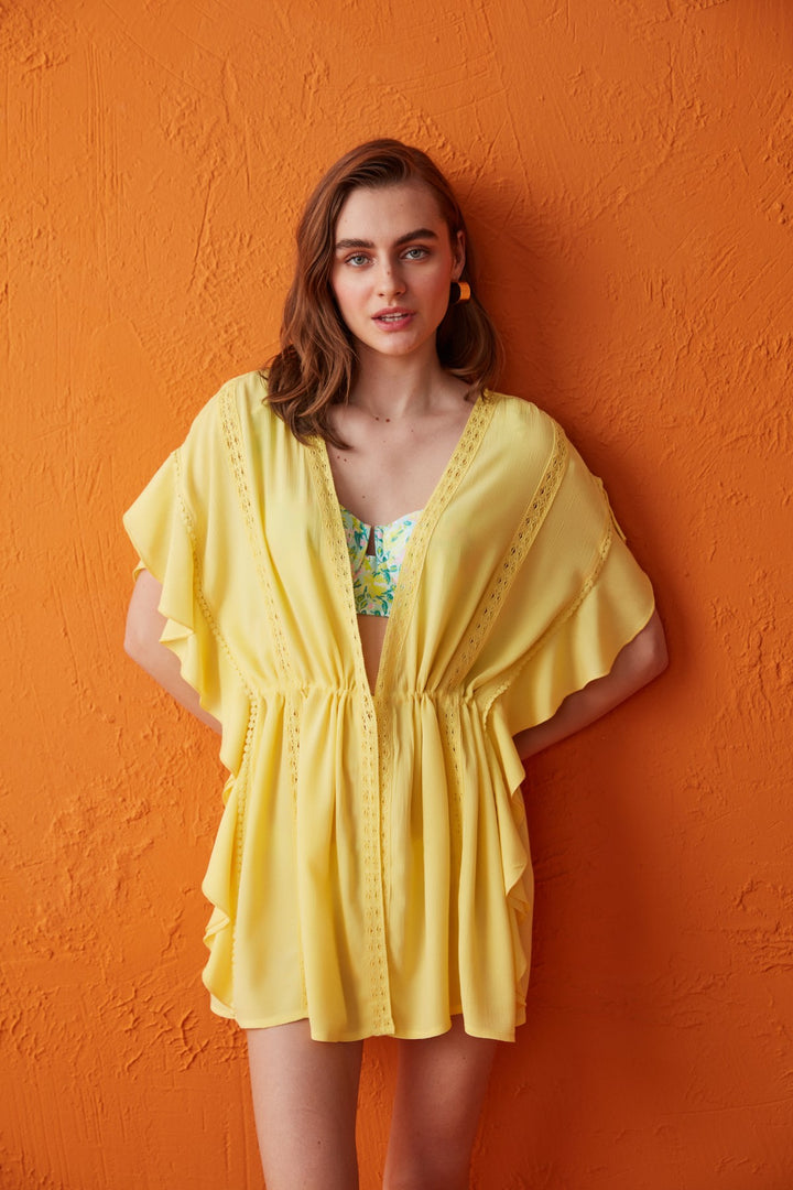 Yellow Gloria Kimono