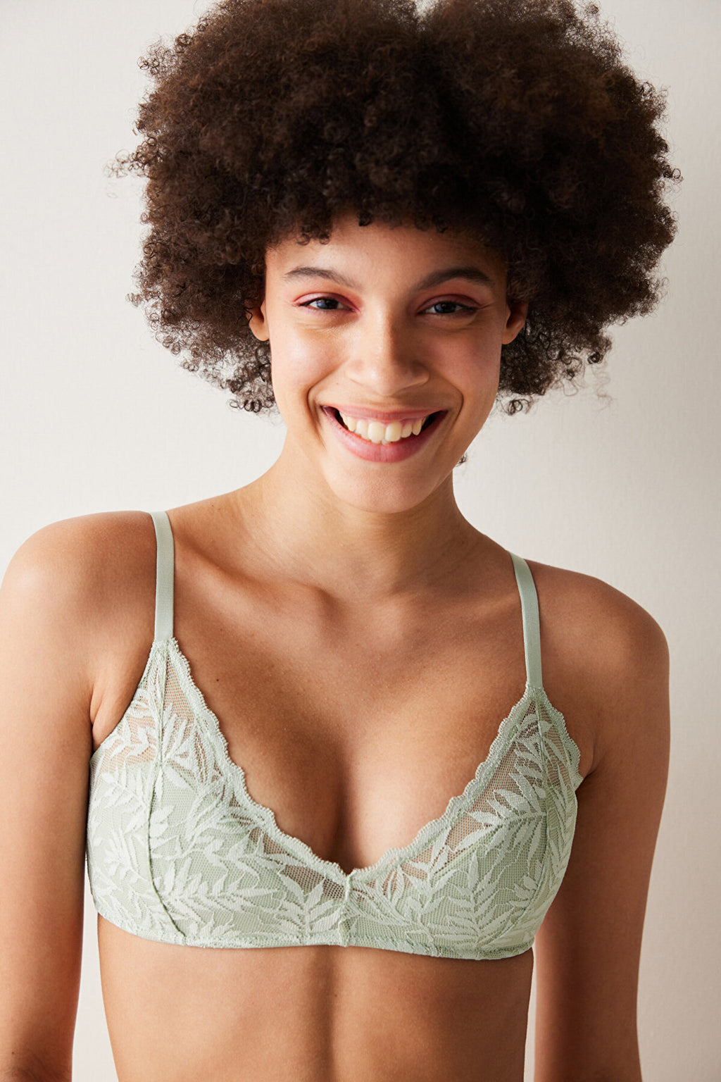 Tina Lace Mint Green Bra