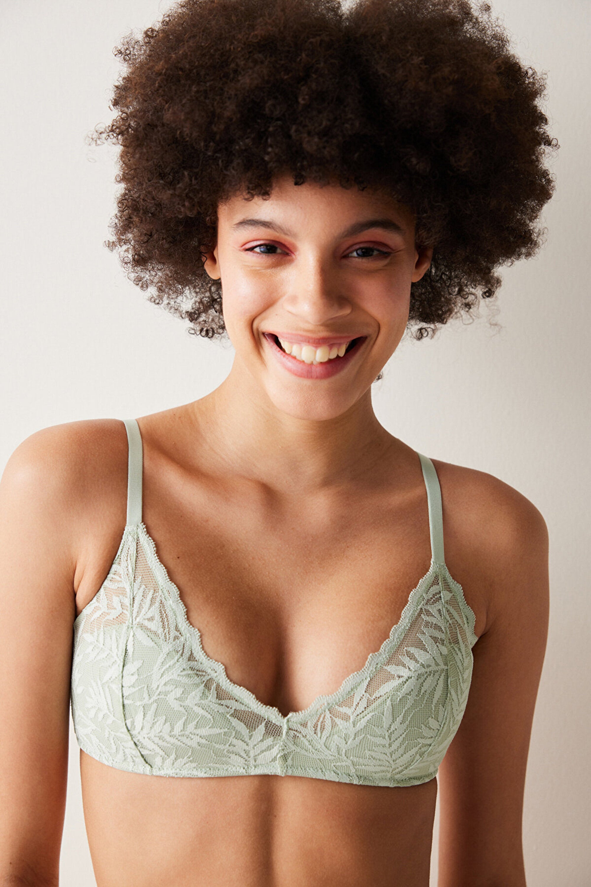 Tina Lace Mint Green Bra