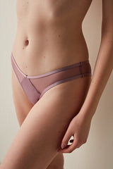 Lilac Iris V Shape Brazilian Bottom