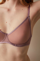 Lila Iris Transparent Non-Padded Underwire Bra