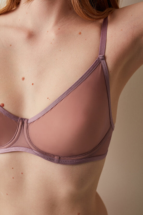 Lila Iris Transparent Non-Padded Underwire Bra