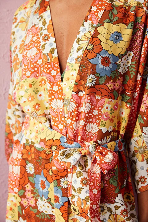 Daisy Patch Kimono