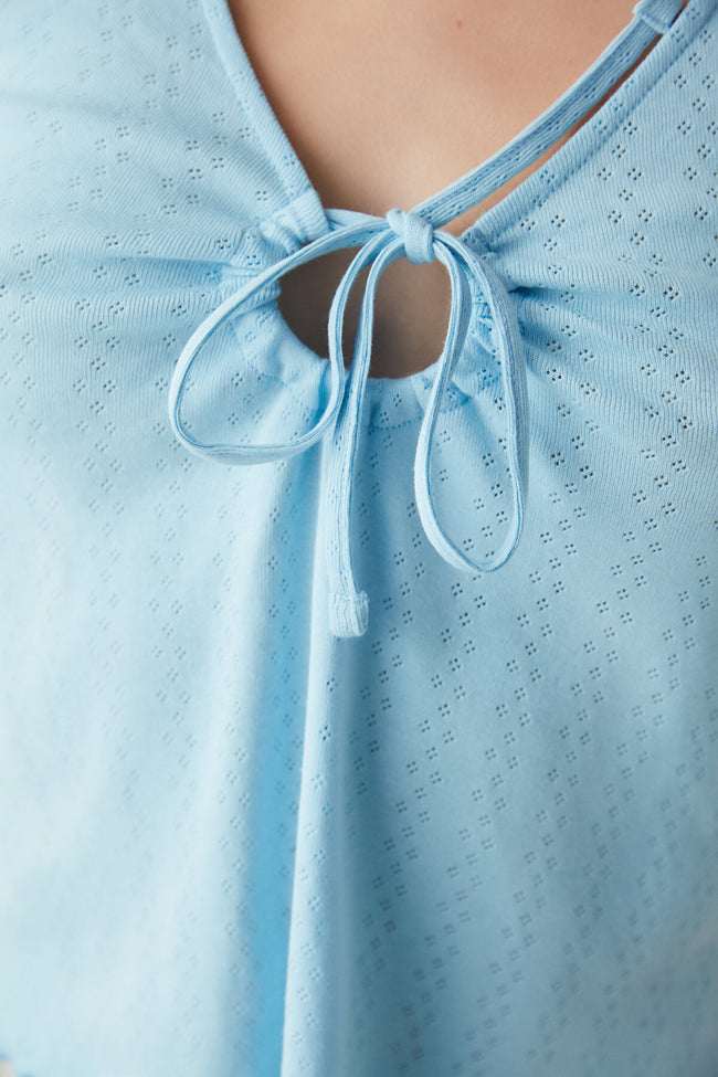 حمالة صدر بلون ازرق بنقشة نقط Main Image