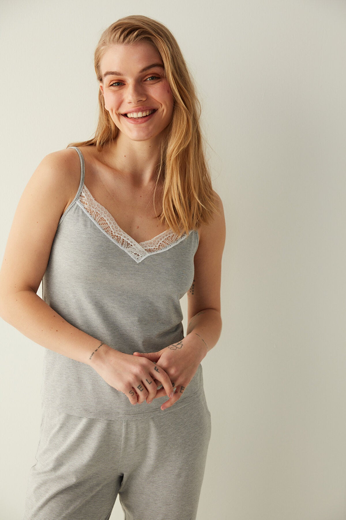 White Hailey Athlete Pj Top