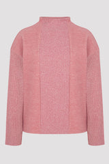 Orange Rose Soft Loose Thermal Sweatshirt