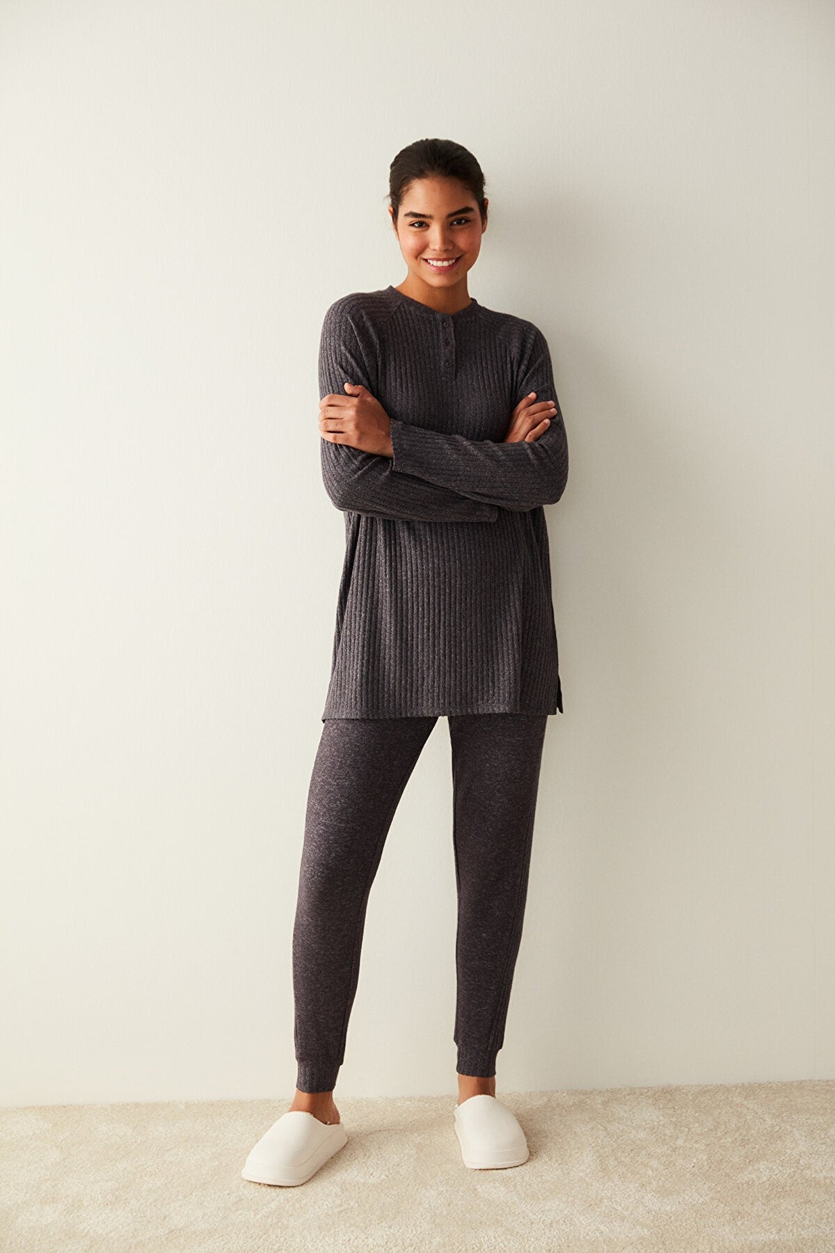 Dark Hola Thermal Tunic