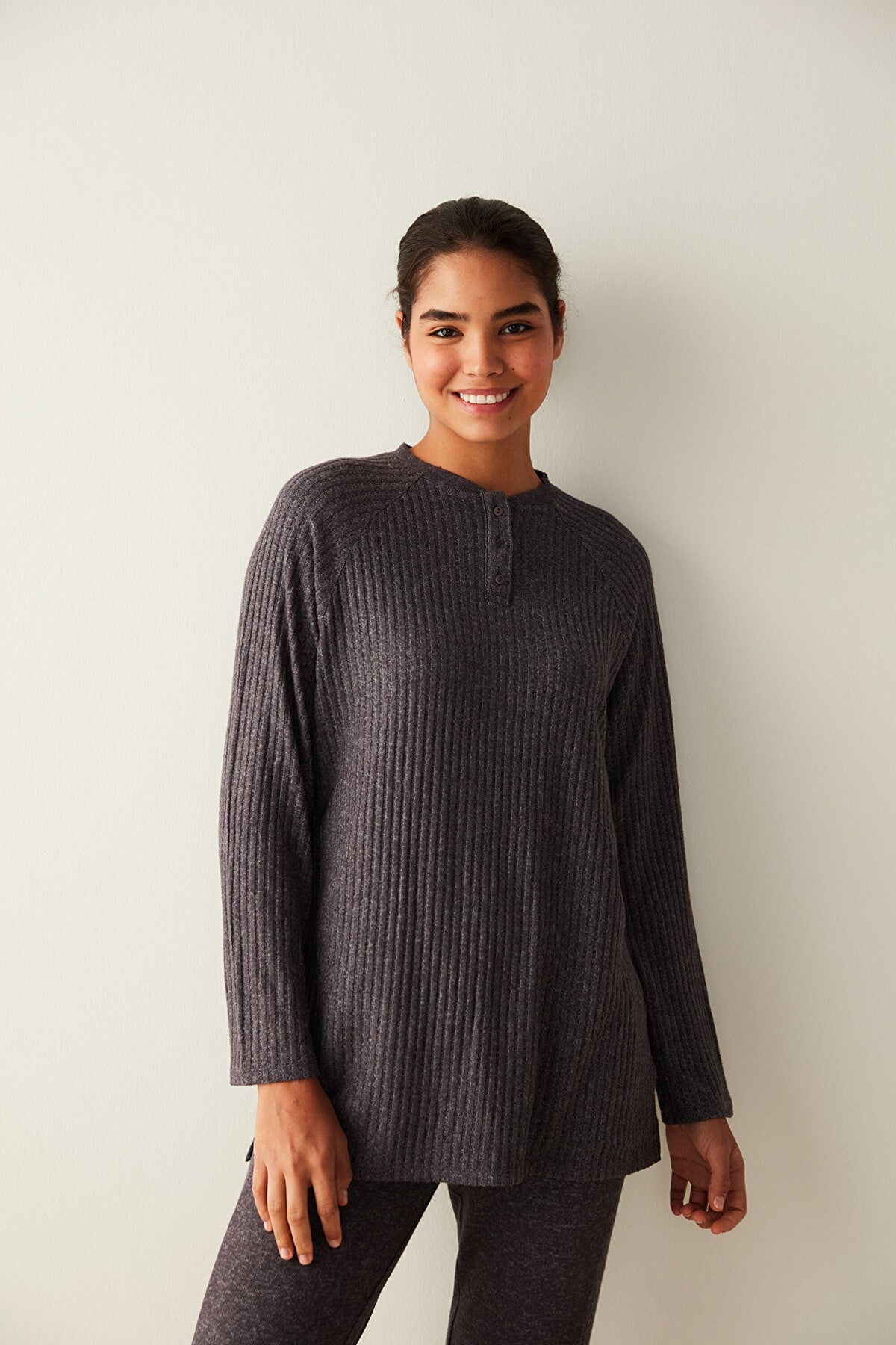 Dark Hola Thermal Tunic