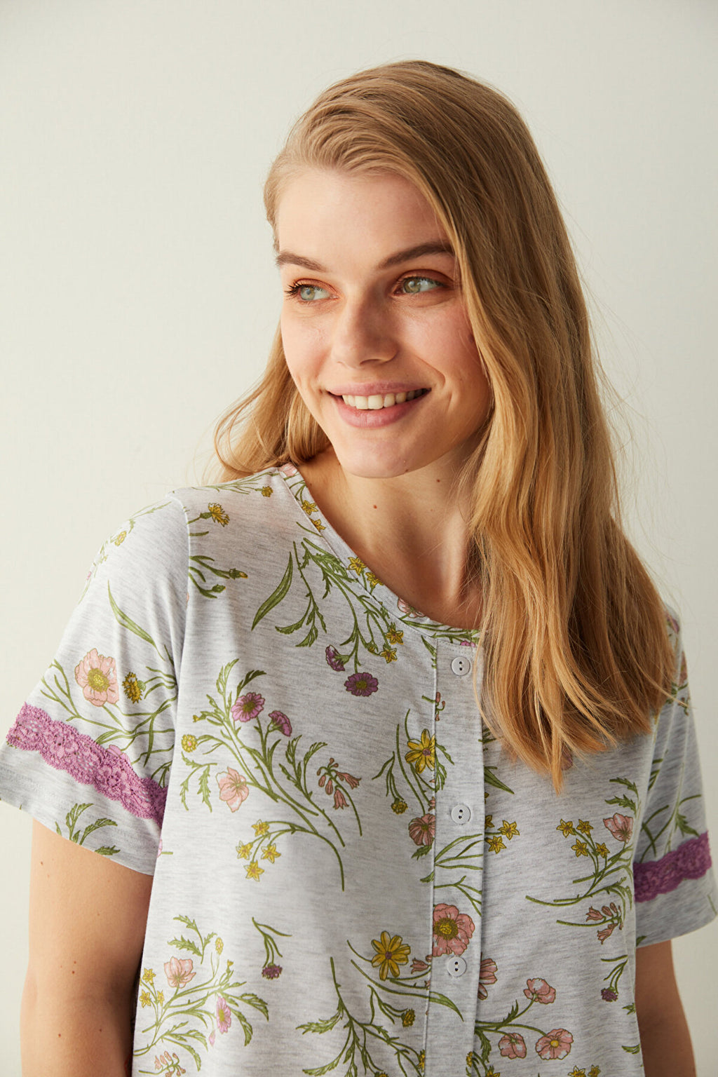 Terra Printed Night Dress