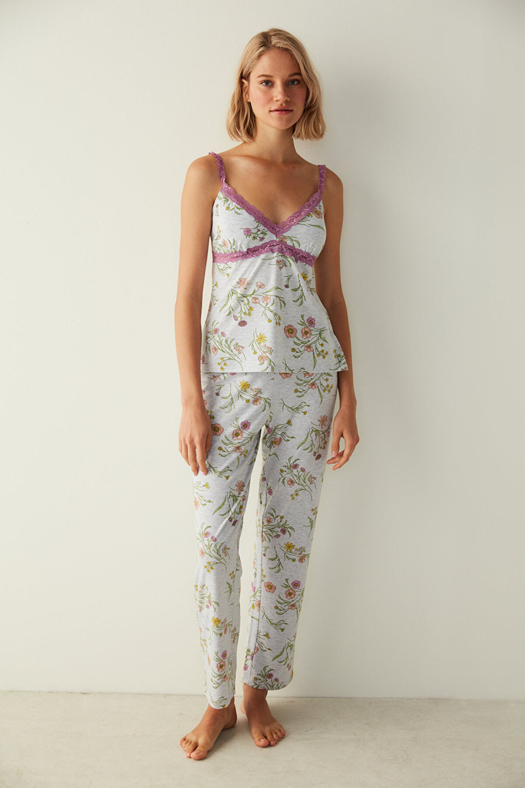 Terra Printed Pants Pj Bottom